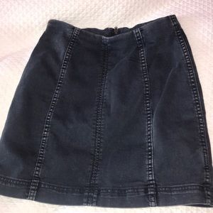 Free people denim skirt